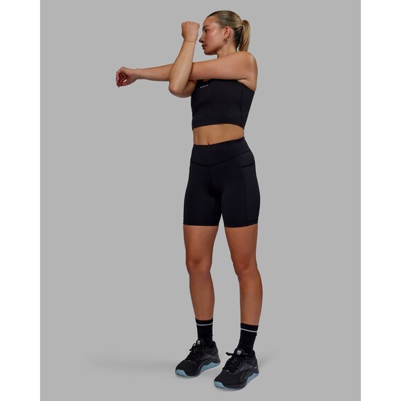 LSKD Elite Mid Shorts with Pockets Black Small MSRP $90 - Picture 7 of 8